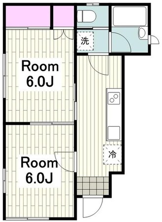 コーポＳＡＩＴＯＨの物件間取画像